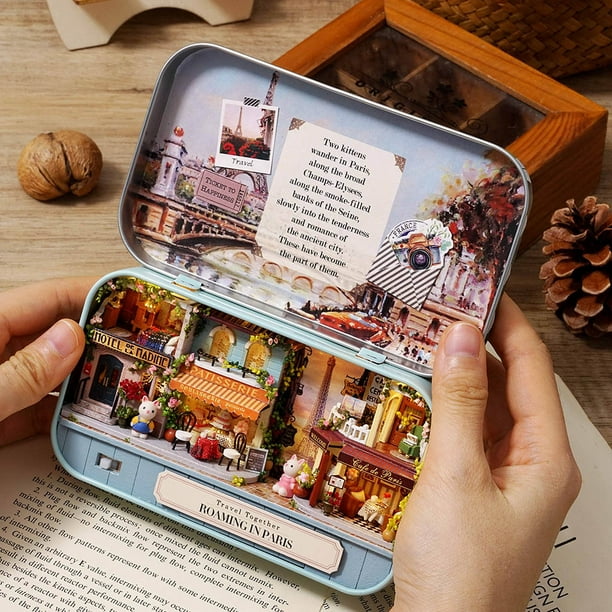 DIY Dollhouse Miniature 3D Doll House Kit Box Theatre Kids Toy Gift Home Decor